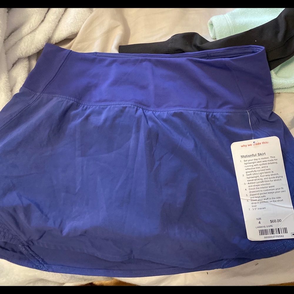 NWT Lululemon Motionful Tennis Skirt
